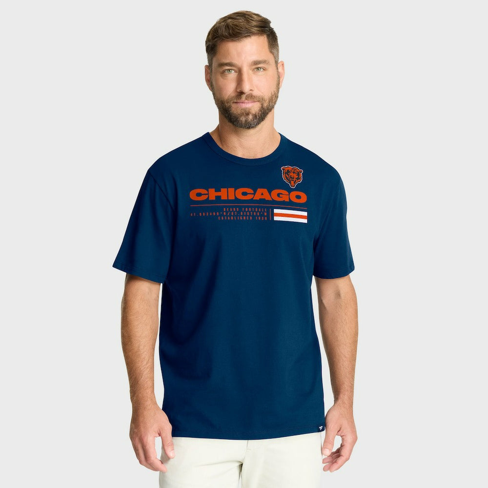Chicago Bears Chop Block Legacy T-Shirt Navy | Fanatics