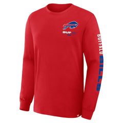 Buffalo Bills Clock Management Legacy Long Sleeve T-Shirt Red | Fanatics