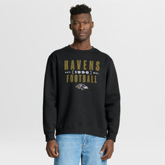 Baltimore Ravens Powerful Throw Legacy Pullover Sweatshirt Black | Fanatics