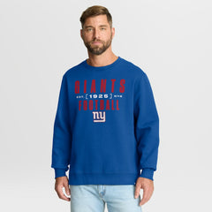 New York Giants Powerful Throw Legacy Pullover Sweatshirt Royal | Fanatics