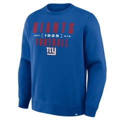 New York Giants Powerful Throw Legacy Pullover Sweatshirt Royal | Fanatics