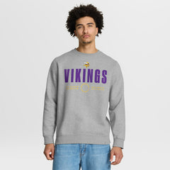 Minnesota Vikings Direct Handoff Legacy Pullover Sweatshirt Heather Gray | Fanatics