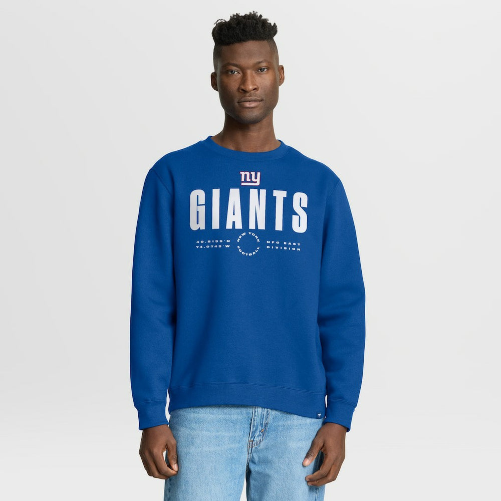 New York Giants Direct Handoff Legacy Pullover Sweatshirt Royal | Fanatics