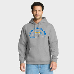 Los Angeles Chargers Delay of Game Legacy Pullover Hoodie Heather Gray | Fanatics