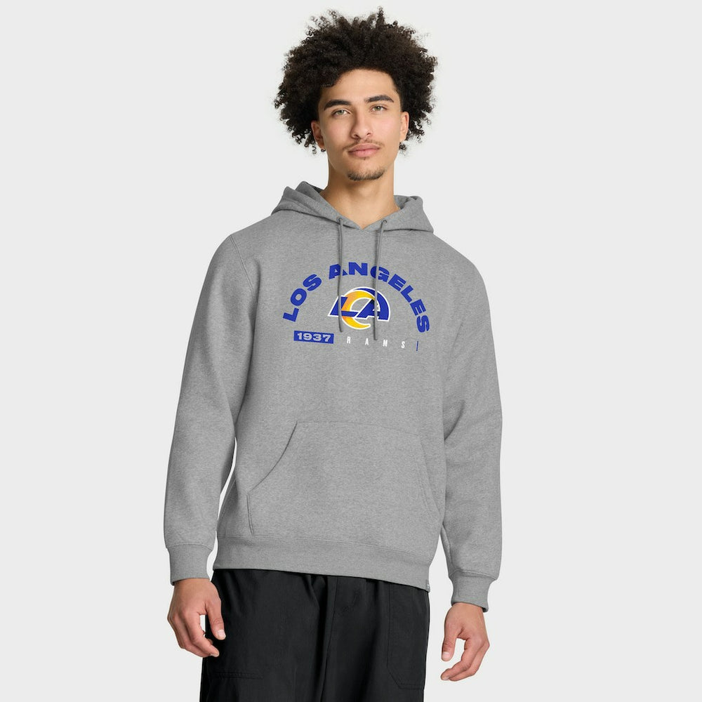 Los Angeles Rams Delay of Game Legacy Pullover Hoodie Heather Gray | Fanatics