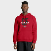 San Francisco 49ers Right Tackle Legacy Pullover Hoodie - Scarlet | Fanatics