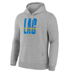 Los Angeles Chargers Right Tackle Legacy Pullover Hoodie - Heather Gray | Fanatics
