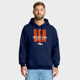 Denver Broncos Right Tackle Legacy Pullover Hoodie - Navy | Fanatics
