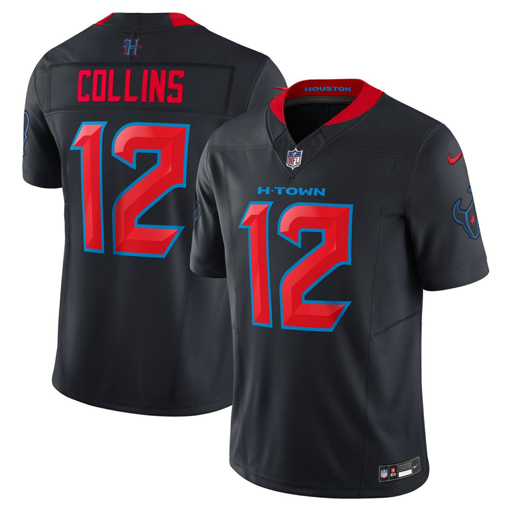 Nico Collins Houston Texans Alternate 2 Vapor F.U.S.E. Limited Jersey Navy | Nike for Sale
