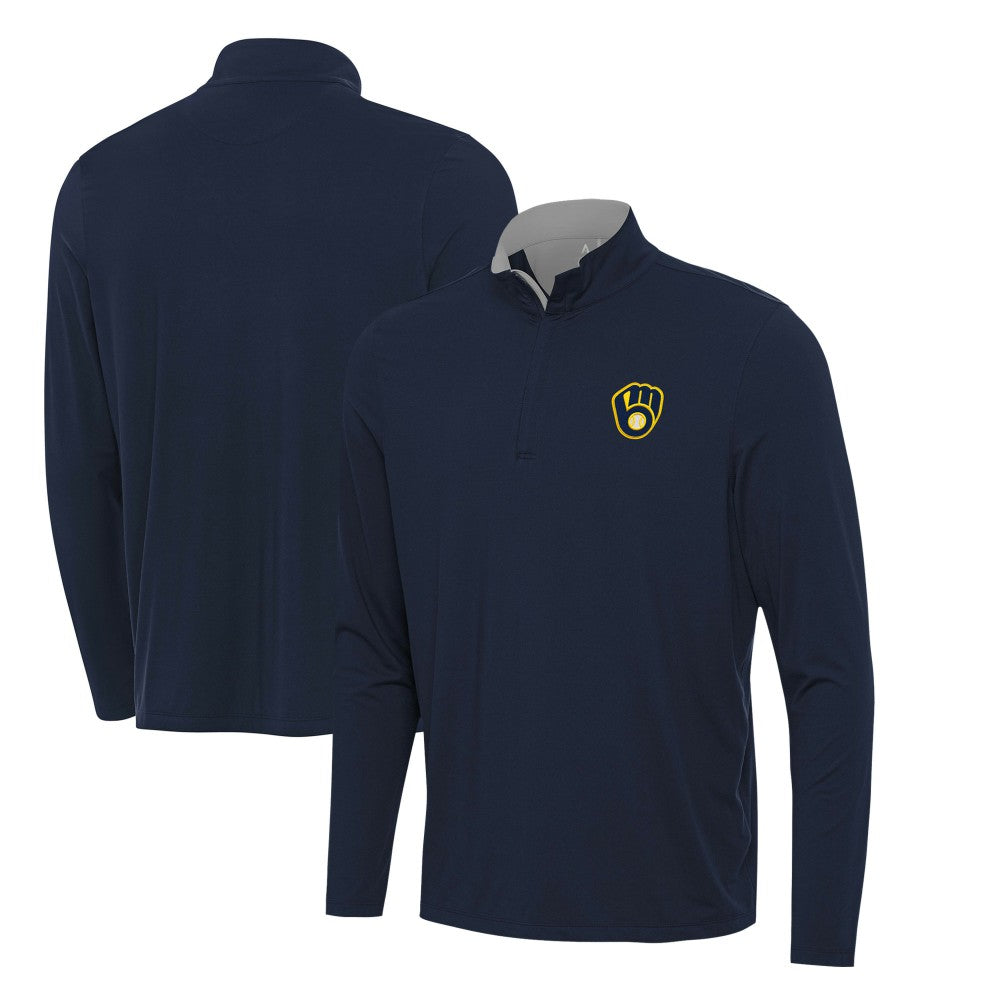 Milwaukee Brewers Antigua Content Quarter-Zip Top - MLB