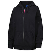 New Orleans Pelicans Terez Women's Oversized Allover Gemstone Full-Zip Hoodie Black - NBA