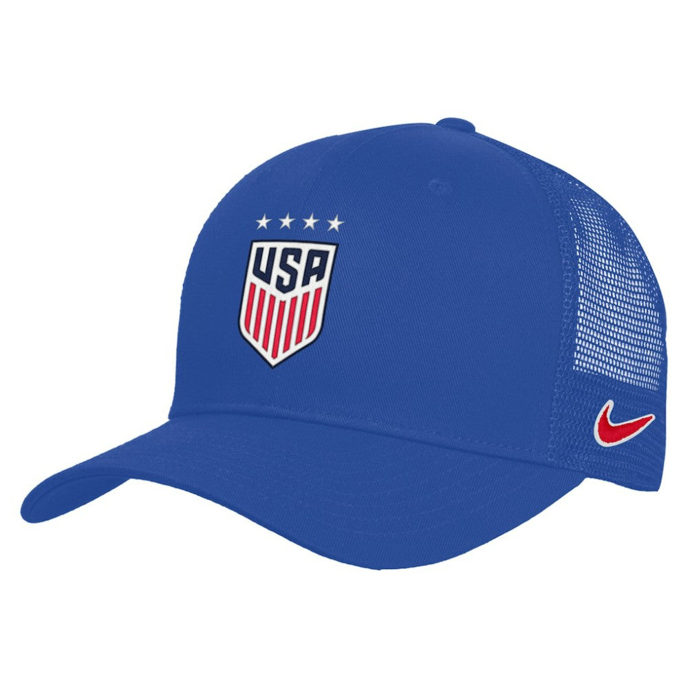 USWNT Unisex Rise Adjustable Trucker Hat Blue | Nike discount