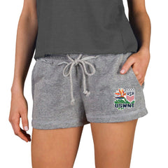 USMNT Concepts Sport Women's Mainstream French Terry Shorts Gray - FIFA World CUP
