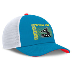 Chicago White Sox Nike Neon 90s Rise Structured Performance Adjustable Trucker Hat - MLB