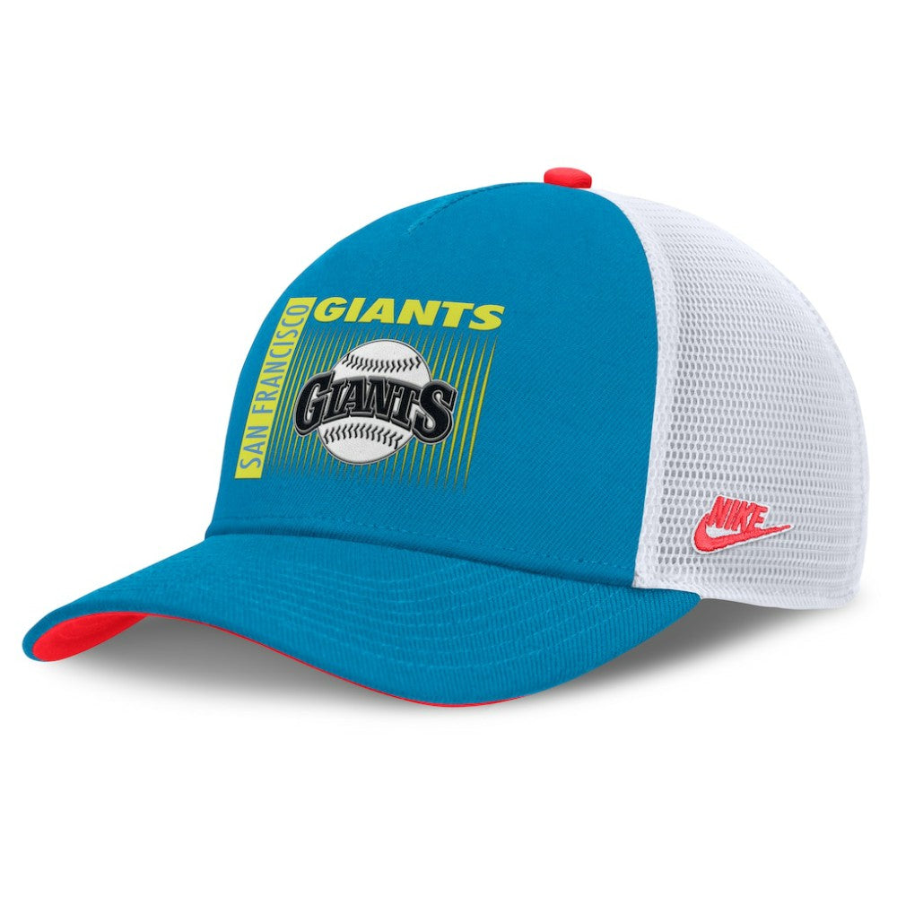 San Francisco Giants Nike Neon 90s Rise Structured Performance Adjustable Trucker Hat - MLB