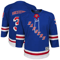 Igor Shesterkin New York Rangers Youth Home Premier Player Jersey - Blue - NHL