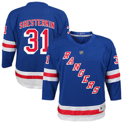 Igor Shesterkin New York Rangers Youth Home Replica Player Jersey - Blue - NHL