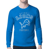 Detroit Lions Starter City Team Logo Long Sleeve T-Shirt Blue | NFL