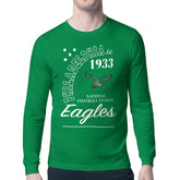 Philadelphia Eagles Starter Retro Team Logo Long Sleeve T-Shirt Kelly Green | NFL