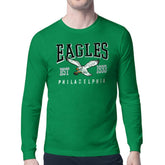 Philadelphia Eagles Starter Retro Team Logo Long Sleeve T-Shirt Kelly Green | NFL