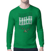 Philadelphia Eagles Starter Retro Team Logo Long Sleeve T-Shirt Kelly Green | NFL