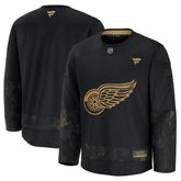 Detroit Red Wings Fanatics 2024 Military Appreciation Practice Jersey - Black - NHL