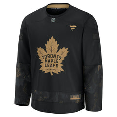 Toronto Maple Leafs Fanatics 2024 Military Appreciation Practice Jersey - Black - NHL
