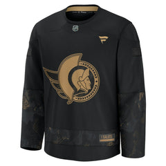 Ottawa Senators Fanatics 2024 Military Appreciation Practice Jersey - Black - NHL