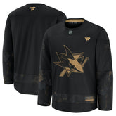 San Jose Sharks Fanatics 2024 Military Appreciation Practice Jersey - Black - NHL