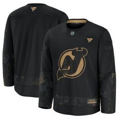 New Jersey Devils Fanatics 2024 Military Appreciation Practice Jersey - Black - NHL