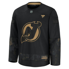 New Jersey Devils Fanatics 2024 Military Appreciation Practice Jersey - Black - NHL