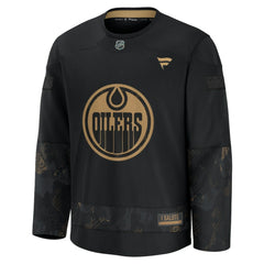 Edmonton Oilers Fanatics 2024 Military Appreciation Practice Jersey - Black - NHL