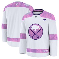 Buffalo Sabres Fanatics 2024 Hockey Fights Cancer Practice Jersey - White - NHL