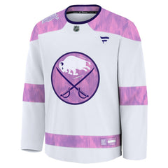 Buffalo Sabres Fanatics 2024 Hockey Fights Cancer Practice Jersey - White - NHL
