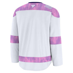 San Jose Sharks Fanatics 2024 Hockey Fights Cancer Practice Jersey - White - NHL