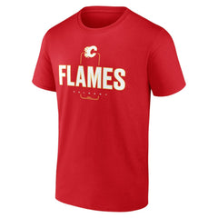 Calgary Flames Personalized Name & Number Midfielder T-Shirt - Red - NHL