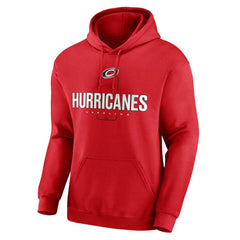 Carolina Hurricanes Personalized Name & Number Midfielder Pullover Hoodie - Red - NHL