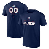 Colorado Avalanche Personalized Name & Number Midfielder T-Shirt - Navy - NHL