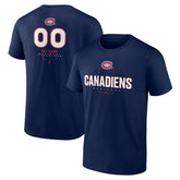 Montreal Canadiens Personalized Name & Number Midfielder T-Shirt - Navy - NHL