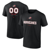 Carolina Hurricanes Personalized Name & Number Midfielder T-Shirt - Black - NHL