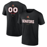 Ottawa Senators Personalized Name & Number Midfielder T-Shirt - Black - NHL