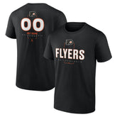 Philadelphia Flyers Personalized Name & Number Midfielder T-Shirt - Black - NHL