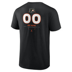 Philadelphia Flyers Personalized Name & Number Midfielder T-Shirt - Black - NHL