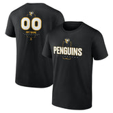 Pittsburgh Penguins Personalized Name & Number Midfielder T-Shirt - Black - NHL