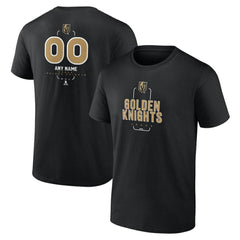 Vegas Golden Knights Personalized Name & Number Midfielder T-Shirt - Black - NHL