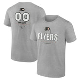 Philadelphia Flyers Personalized Name & Number Midfielder T-Shirt - Gray - NHL