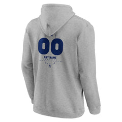 Toronto Maple Leafs Personalized Name & Number Midfielder Pullover Hoodie - Gray - NHL