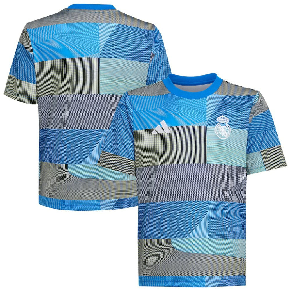 Real Madrid Youth 2025/26 Pre-Match AEROREADY Top Blue | Adidas discount
