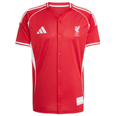Liverpool Full-Button Baseball Jersey Red | Adidas discount