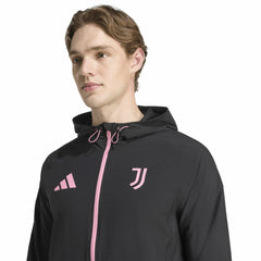Juventus 2025/26 Tiro Vis Tech Travel Jacket Black | Adidas